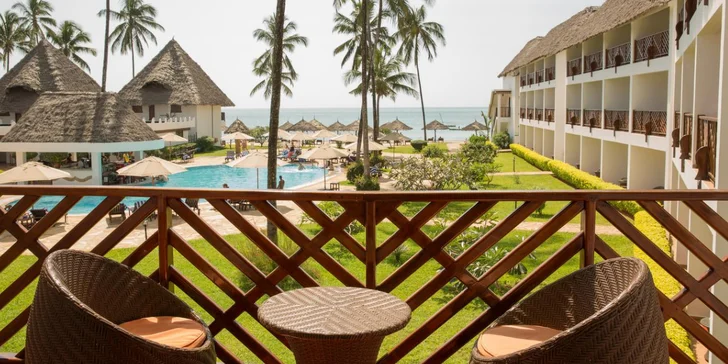 4* exotický resort na Zanzibaru: 6–12 nocí přímo na pláži, all inclusive, fitness