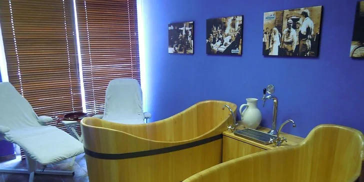 Luxusní dva dny rozmazlovaní v lázeňských Poděbradech ve stylu Postřižin s pivní nebo čokoládovou koupelí.
