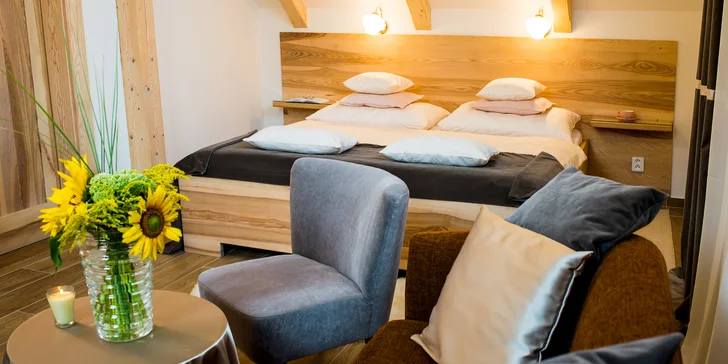 3- nebo 4denní romantika v luxusních apartmánech na pomezí Českého ráje