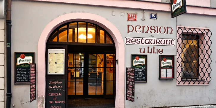 Karel IV. doporučuje: pizza nebo těstoviny a dezert v restauraci v centru Prahy