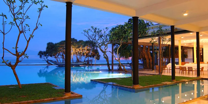 Přepychový 5* resort na Srí Lance: 6–12 nocí, polopenze, 2 bazény, vířivka