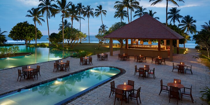 Krásný 4* hotel na Srí Lance: 7–14 nocí se 2 bazény, přímo na pláži