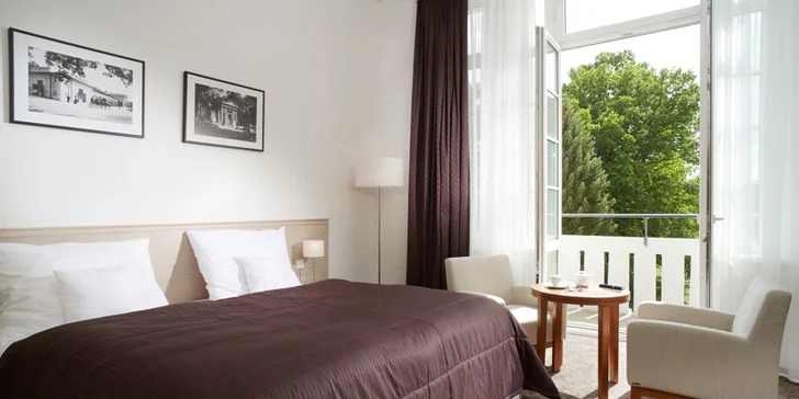 Luxusní lázeňský pobyt s procedurami v 4* hotelu ve Františkových Lazních