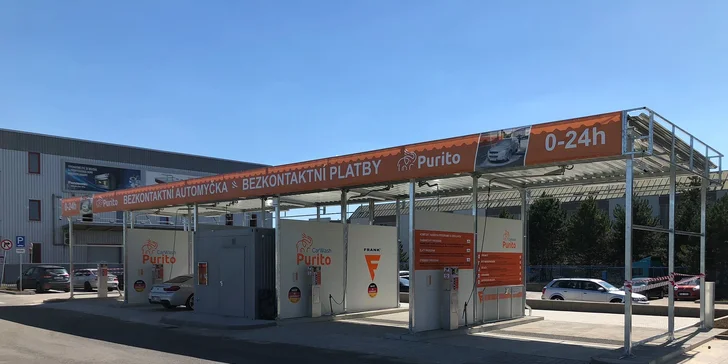 Bezkontaktní automytí s nabitou VIP kartou v hodnotě 240–7000 Kč