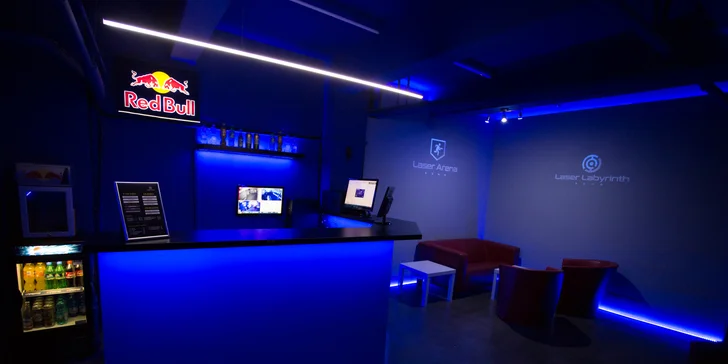 Hra pro 1 či 2 os. ve zrekonstruované laser game aréně s nejlepší technikou