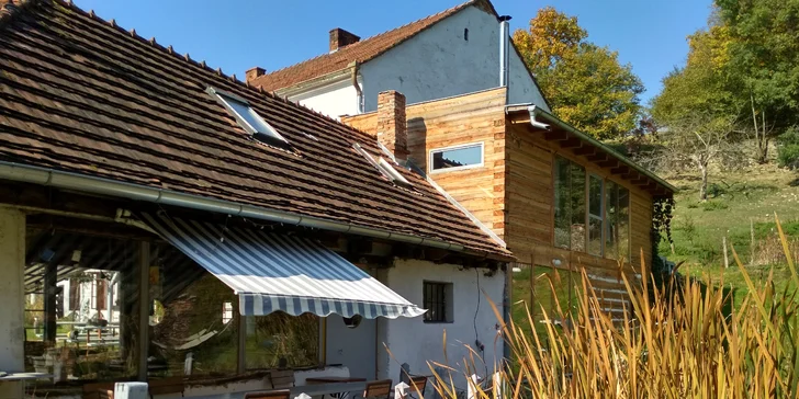 Božský klid jako u babičky: 2 noci ve skleněném apartmá, snídaně i sauna