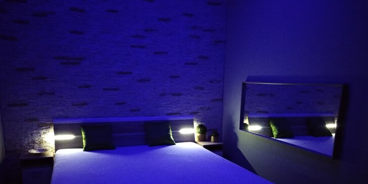 2 hodiny nebo rovnou celá noc v privátním wellness centru: vířivka i sauna