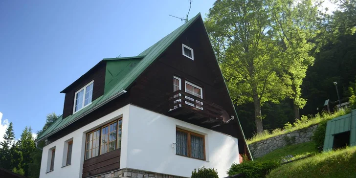 Chata pro až 10 osob blízko centra Špindlu: termíny přes celé léto 2019