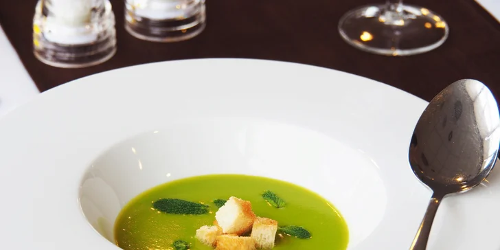 Degustační zážitek: 5chodové menu pro dva s výhledem na Brno