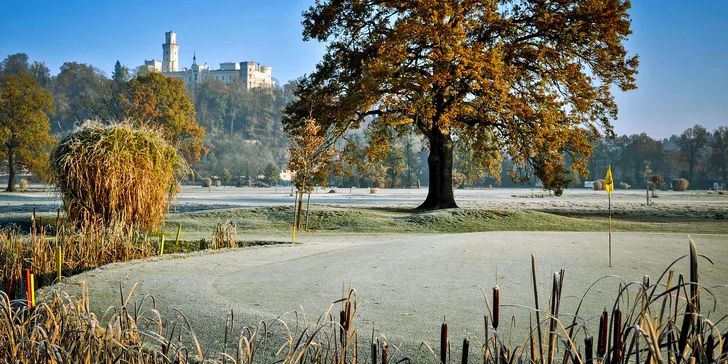 Jednodenní nebo dvoudenní kurz golfu v luxusním Golf Resortu Hluboká