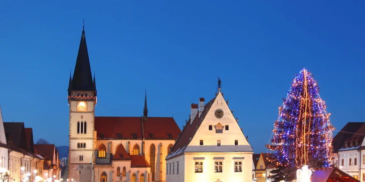 Romantika v centru Prešova: 4* hotel se snídaněmi