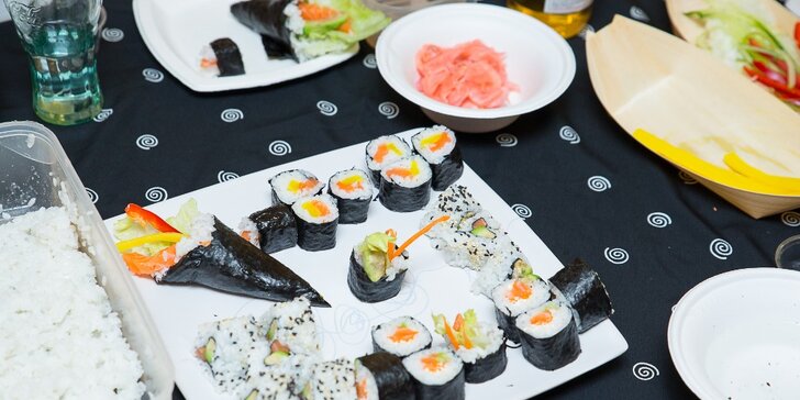 Kurz přípravy sushi: teorie, praxe, degustace i sushi na doma