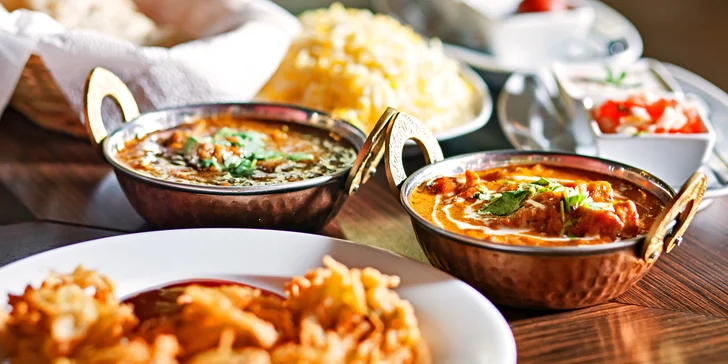 Odpolední nepálské menu pro dva: masové i vegetariánské speciality