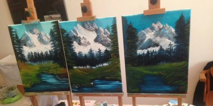Více než klasická olejomalba: Kurz olejomalby ®Bob Ross pro začátečníky