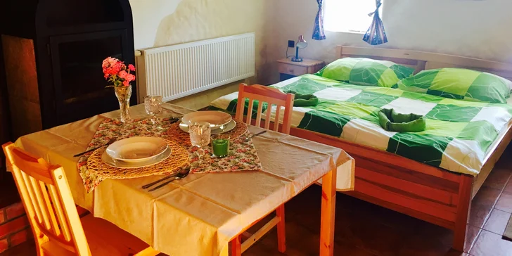 Podzimní pobyt v CHKO Třeboňsko: vybavený apartmán pro dva i rodinu
