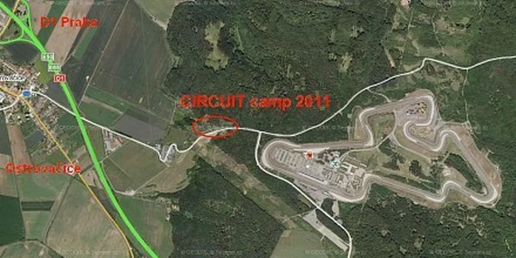 400 Kč za 3 dny  v kempu na SUPERBIKE - WSBK 2011 Brno v hodnotě 800 Kč