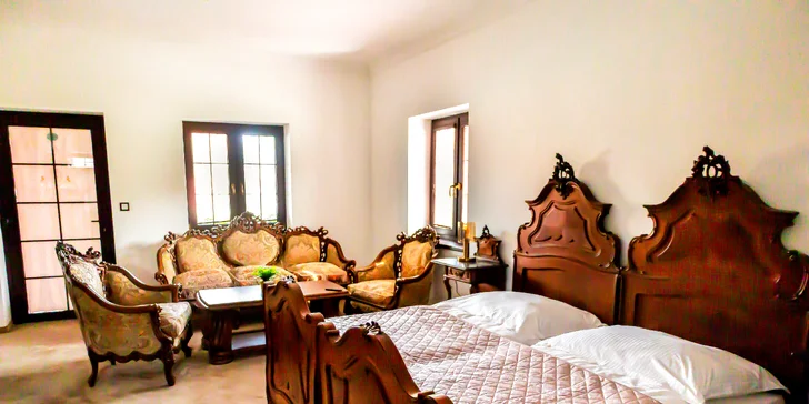 Apartmán De Luxe (15 m²) sa nachádza na prízemí a je ideálny pre dvojice či menšie rodiny.