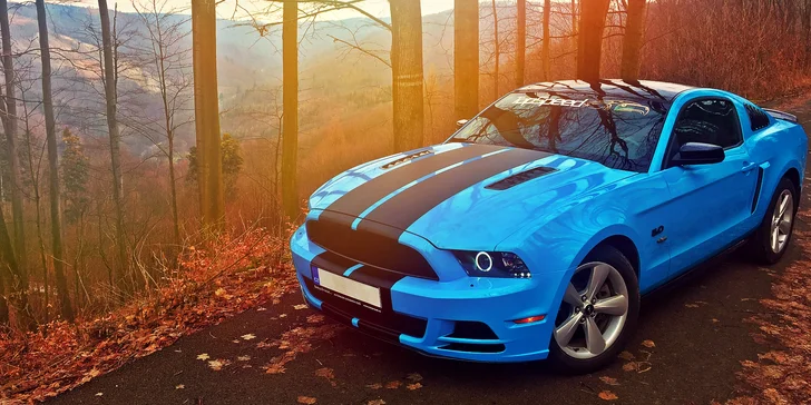 Ford Mustang GT nebo Camaro SS. Tak se jmenuje jeden z krasavců, kterého si vbrzku na 30 či 60 min. osedláte.