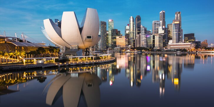 Singapur, perla Asie: letecký zájezd v březnu 2019, 4 noci v hotelu a průvodce
