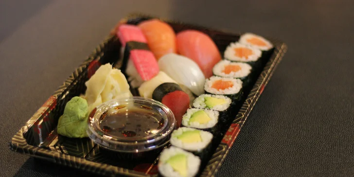 Japonsko v Ostravě: 13, 32 i 43 ks sushi s tuňákem, olihní i hřebenatkou