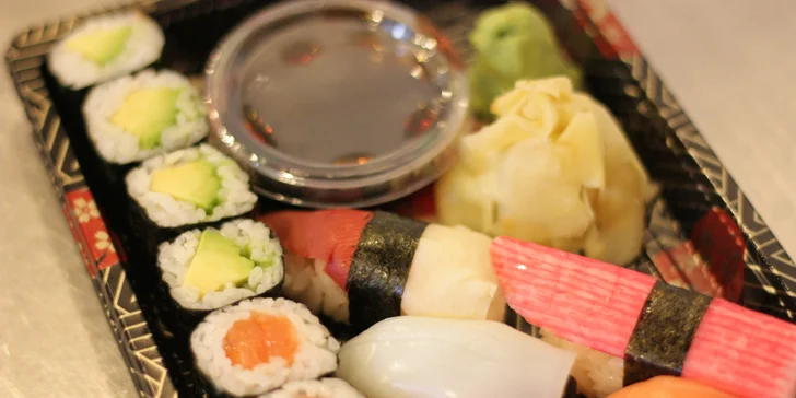 Japonsko v Ostravě: 13, 32 i 43 ks sushi s tuňákem, olihní i hřebenatkou
