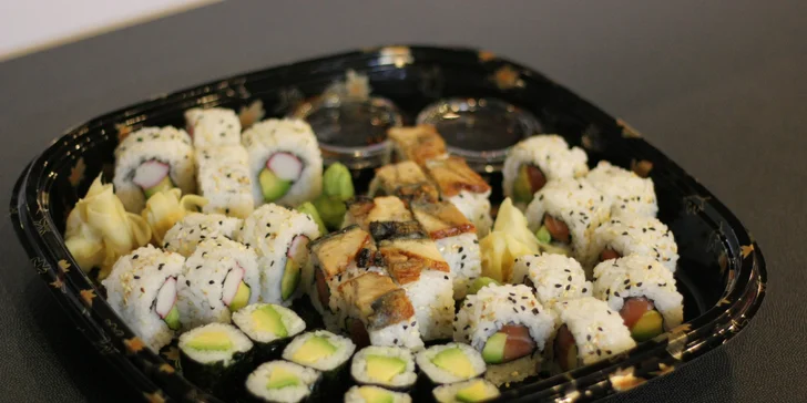 Japonsko v Ostravě: 13, 32 i 43 ks sushi s tuňákem, olihní i hřebenatkou