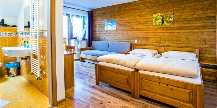 Aktivní dovolená v Kremnických vrších: ubytování s polopenzí, ferrata set pro dva i sleva do wellness