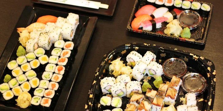 Japonsko v Ostravě: 13, 32 i 43 ks sushi s tuňákem, olihní i hřebenatkou