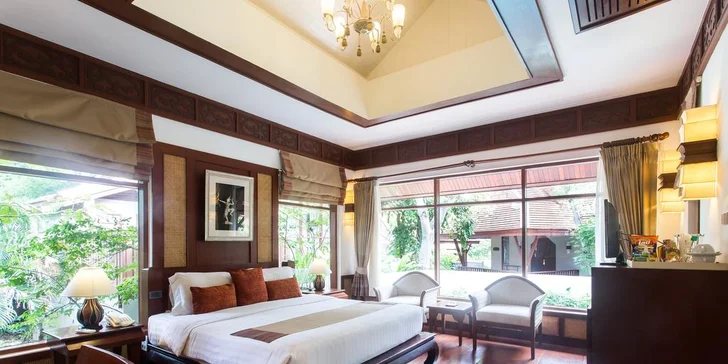 Exotický 4* resort v Thajsku: 6–12 nocí, snídaně, bazén s vířivkou, u pláže