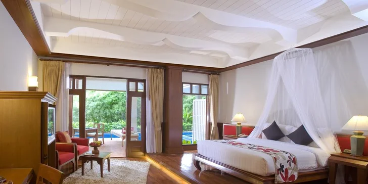 Exotický 4* resort v Thajsku: 6–12 nocí, snídaně, bazén s vířivkou, u pláže