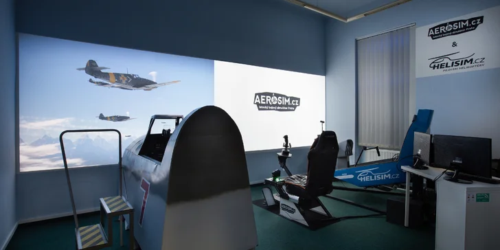 Pilotem za 2. světové války na leteckém bojovém simulátoru