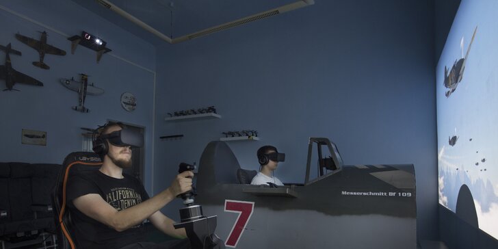 Druhá světová na simulátoru: let Messerschmittem i souboj dvou letců