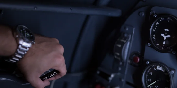 Pilotem za 2. světové války na leteckém bojovém simulátoru