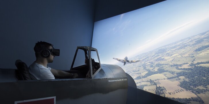 Druhá světová na simulátoru: let Messerschmittem i souboj dvou letců