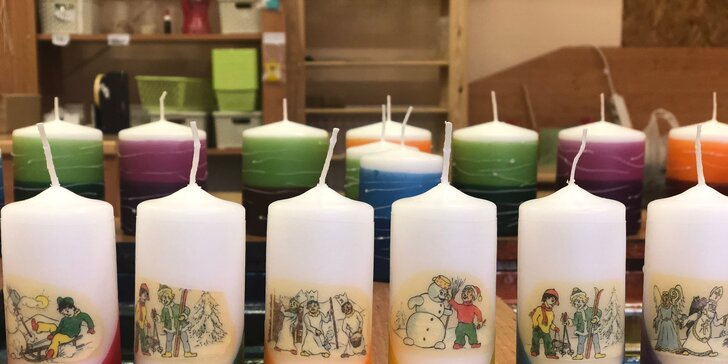 Vyrobte si svíčky na Vánoce: kreativní zábava v tvůrčí dílně Rodas