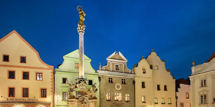 Tradiční pobyt v Českém Krumlově: hotel v centru s polopenzí i koktejly