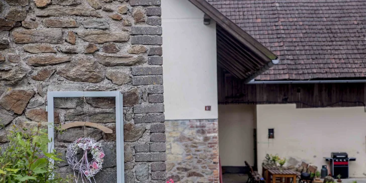 Moderní apartmán na Vysočině pro 4 osoby: pár dní v Jitkovském mlýně