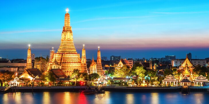 Poznávací zájezd do Thajska: letenka, 14 nocí se snídaní a český průvodce