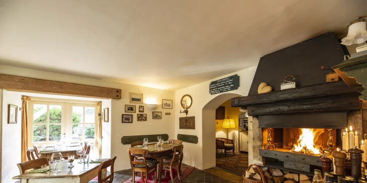 Dárkový voucher na cokoli z menu oceňované venkovské restaurace
