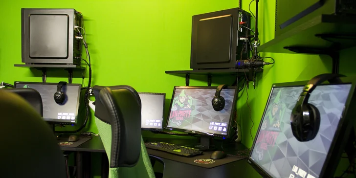 3 dny v LAN Party hotelu v Luhačovicích: nonstop on-line hry pro 4 až 5 osob