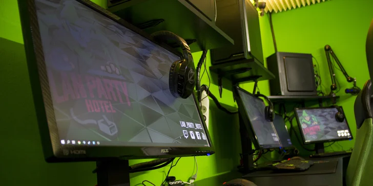 3 dny v LAN Party hotelu v Luhačovicích: nonstop on-line hry pro 4 až 5 osob