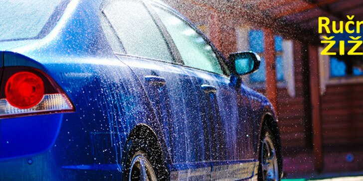 Kompletní ruční mytí auta a čištění interiéru