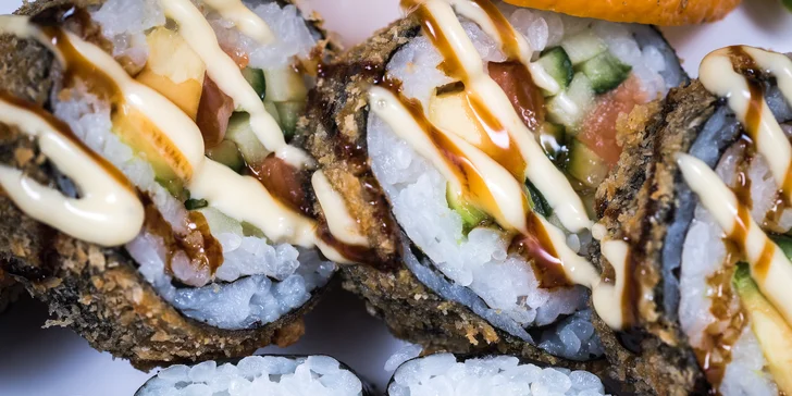 Pochutnejte si na sushi: 30, 49 i 69 ks s tuňákem, úhořem i červeným kaviárem
