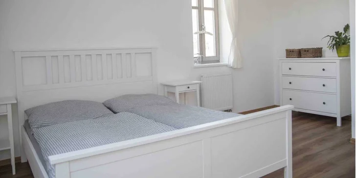 Moderní apartmán na Vysočině pro 4 osoby: pár dní v Jitkovském mlýně