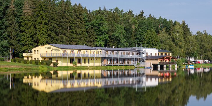 Wellness pobyt u Knížecího rybníka: relax v jižních Čechách na 2–3 dny se snídaní nebo polopenzí