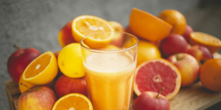 Zdravá svačinka: 500 ml čerstvého freshe podle výběru pro 1 i 2 osoby