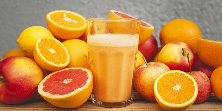 Zdravá svačinka: 500 ml čerstvého freshe podle výběru pro 1 i 2 osoby