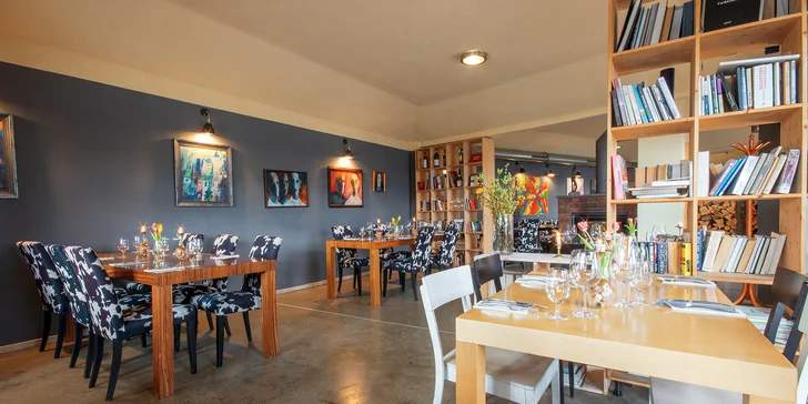 6chodové menu s rybími specialitami i kalamáry v podolské restauraci