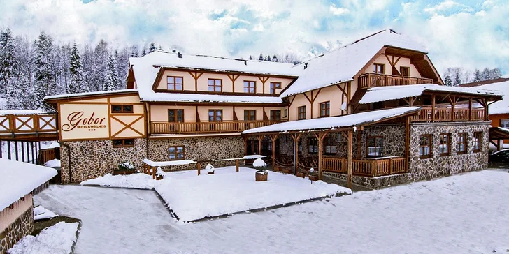 Dovolená s wellness a polopenzí v Západních Tatrách v Hotelu Gobor ***