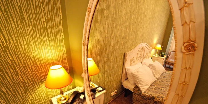 Tichý hotel v centru Prahy: 3 dny se snídaní, parkováním i jízdenkou na MHD